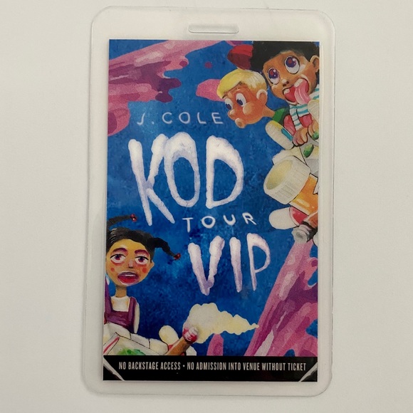 J. Cole - Tour Badge, “KOD” VIP 2018 - Picture 2 of 2